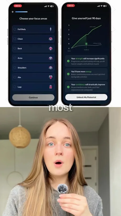 AI influencer reel